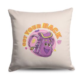 Dora the Explorer Got Your Backpack Throw Pillow 18 x 18 inches