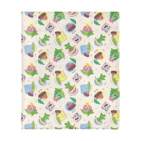 Dora the Explorer Boots Pattern Silk Touch Throw Blanket 40 x 50 inches