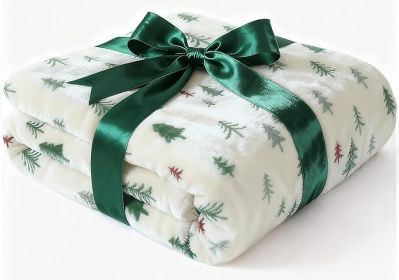 Soft Fleece Blanket Throw Size - Christmas Flannel Fleece Luxury Throw Blanket - Lightweight Throw for Couch, Bed