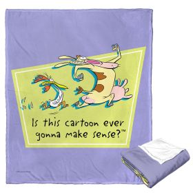 Cartoon Network's Cow and Chicken Silk Touch Throw Blanket, 50" x 60", Will this Make Sense