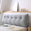 SOGA 180cm Silver Triangular Wedge Bed Pillow – Bedside Backrest Cushion