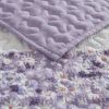 4 PCS Full/Queen Seersucker Quilt Set with Throw