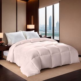 Pink Oversized Plump Thick Duvet Enhanced Warmth With Skin-friendly Comfort. Perfect For Cozy Bedrooms And Luxury Hotels. Fits Single Double Beds. Mac (Option: Pink-XXL)