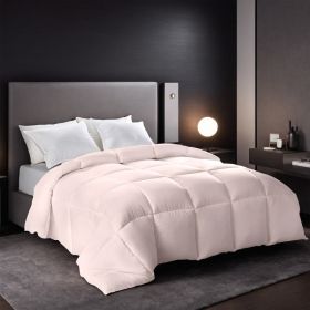 Pink Extra Large Plump Thick Duvet Enhanced Warmth Skin Friendly Comfort. Fits Single Double Beds. Luxury Hotel Grade Insert For Bedroom Use. Perfect (Option: Pink-XXL)