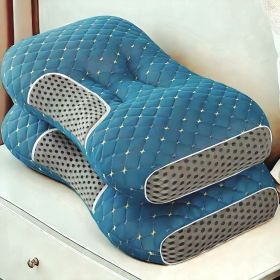 YBZ 3D Knitted Cotton Massage Pillow(2pack) (Color: Atrovirens)