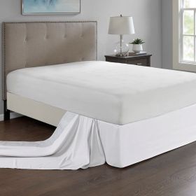 Wrap Around Adjustable Bedskirt (Color: as Pic)
