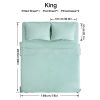 4pcs ultra-soft 85g sheet and pillowcase set, soft solid color, machine washable, suitable for all seasons, Christmas comfortable bedding set