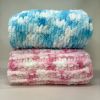 Extra Long Soft Handmade Newborn Baby Blanket Chenille Yarn