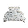 7 Piece Printed Seersucker Comforter Set with Throw Blanket