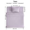 4pcs ultra-soft 85g sheet and pillowcase set, soft solid color, machine washable, suitable for all seasons, Christmas comfortable bedding set