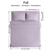 4pcs ultra-soft 85g sheet and pillowcase set, soft solid color, machine washable, suitable for all seasons, Christmas comfortable bedding set