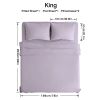 4pcs ultra-soft 85g sheet and pillowcase set, soft solid color, machine washable, suitable for all seasons, Christmas comfortable bedding set
