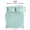 4pcs ultra-soft 85g sheet and pillowcase set, soft solid color, machine washable, suitable for all seasons, Christmas comfortable bedding set