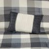 7 Piece Herringbone Comforter Set