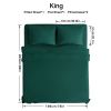 4pcs ultra-soft 85g sheet and pillowcase set, soft solid color, machine washable, suitable for all seasons, Christmas comfortable bedding set