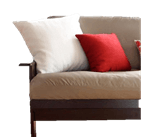 100% GOTS ORGANIC Cotton DECORATIVE PILLOWS (Option: Round Bolster Pillow)